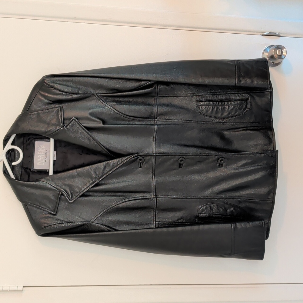 Wilsons Leather Black Jacket